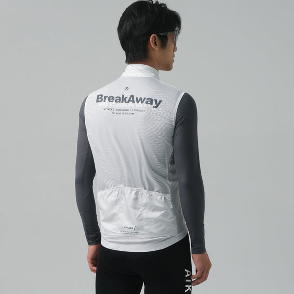 ATK Breakzip Men's Gilet - Misty White