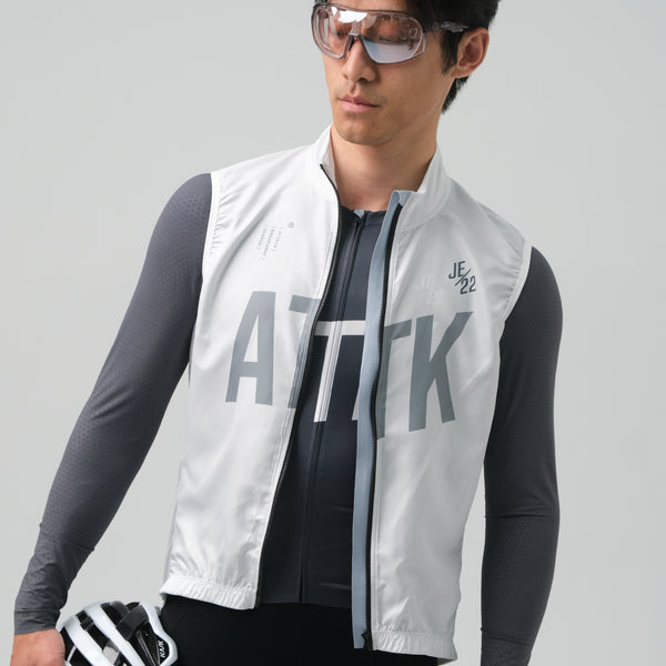 ATK Breakzip Men's Gilet - Misty White