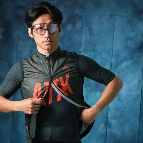 ATK Breakzip Men's Gilet - Olive Green