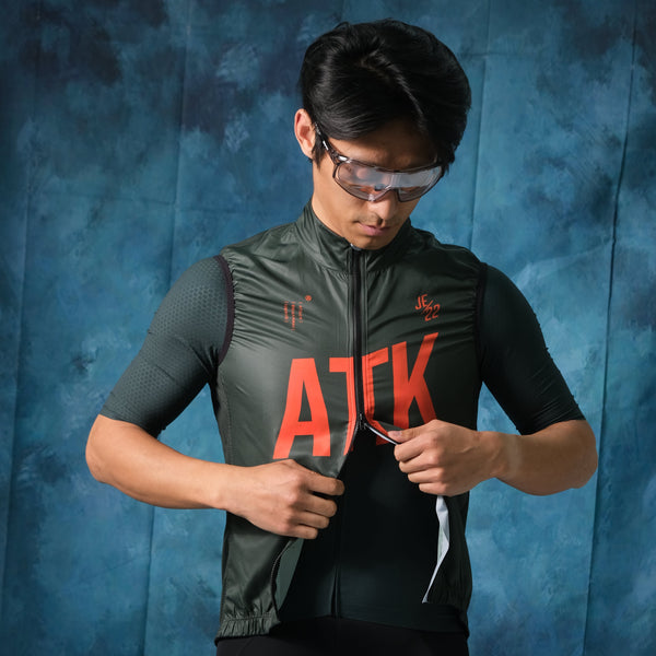 ATK Breakzip Men's Gilet - Olive Green