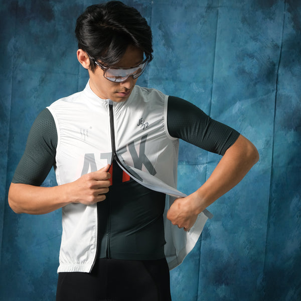 ATK Breakzip Men's Gilet - Misty White