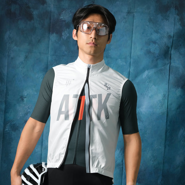 ATK Breakzip Men's Gilet - Misty White
