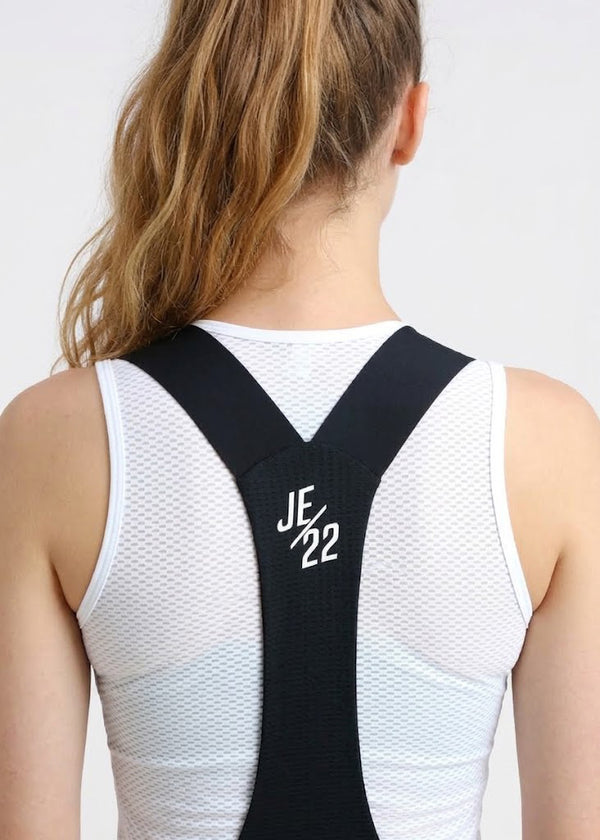 Journey Seamless Cargo Bib Shorts - Unisex/ Black