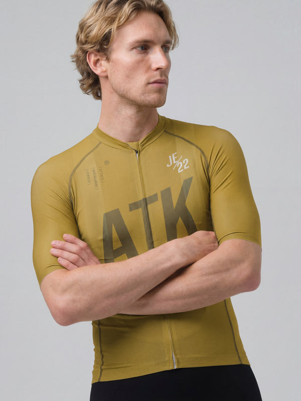 ATK Men's performance short sleeves Jersey - Amber