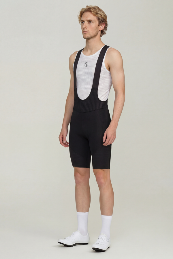 Decider Men's performance Bib shorts - 3D-Printed Chamois