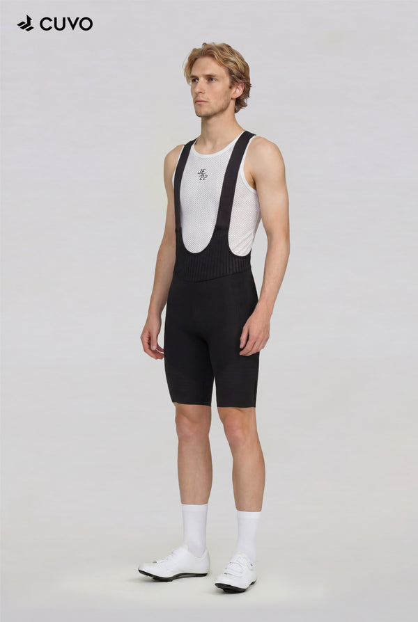 Decider Men's performance Bib shorts - 3D-Printed Chamois
