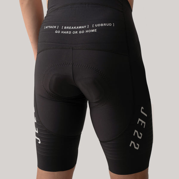 Decider Women's performance Bib shorts - 3D-Printed Chamois