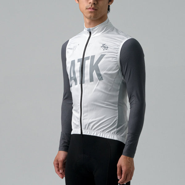 ATK Breakzip Men's Gilet - Misty White