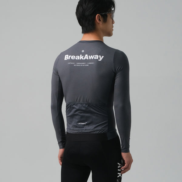 ATK Men's performance long sleeves Jersey - Iron Grey