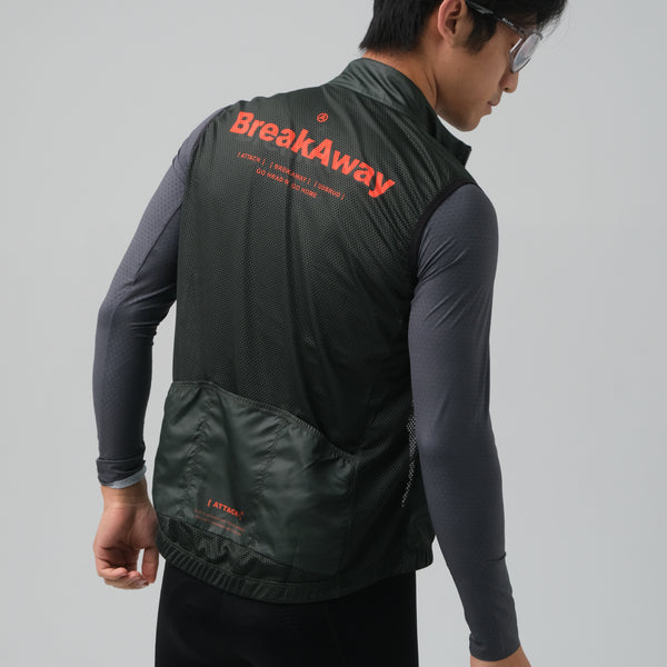 ATK Breakzip Men's Gilet - Olive Green