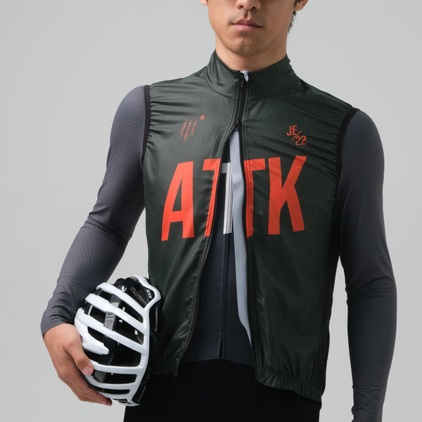 ATK Breakzip Men's Gilet - Olive Green