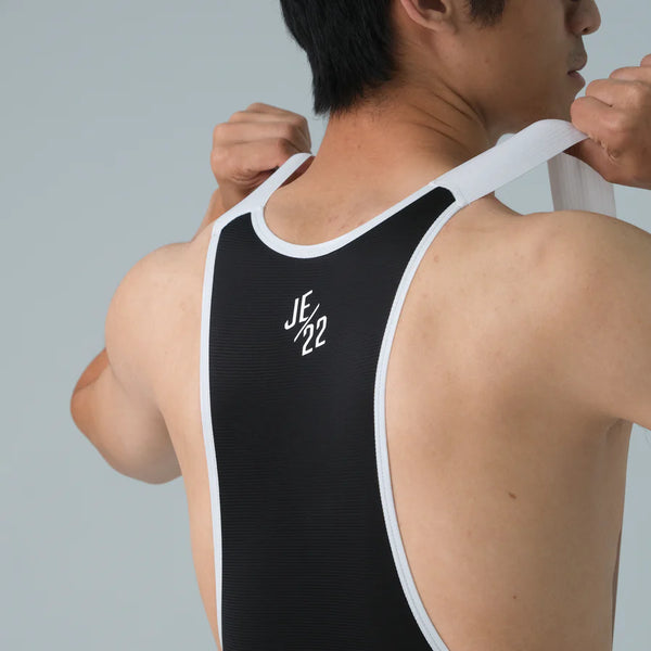 ATK Men's performance Bib shorts - Light Grey- 3D-Printed Chamois