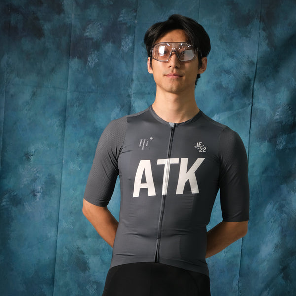 ATK Men's performance short sleeves Jersey - Iron Grey