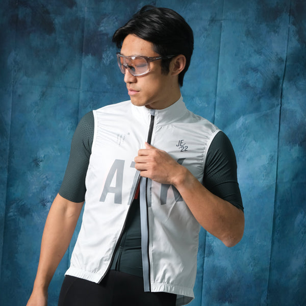 ATK Breakzip Men's Gilet - Misty White
