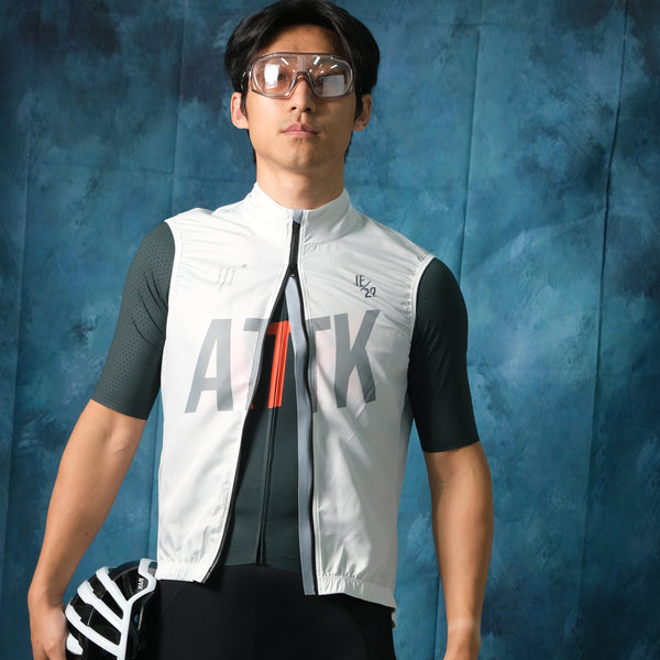 ATK Breakzip Men's Gilet - Misty White