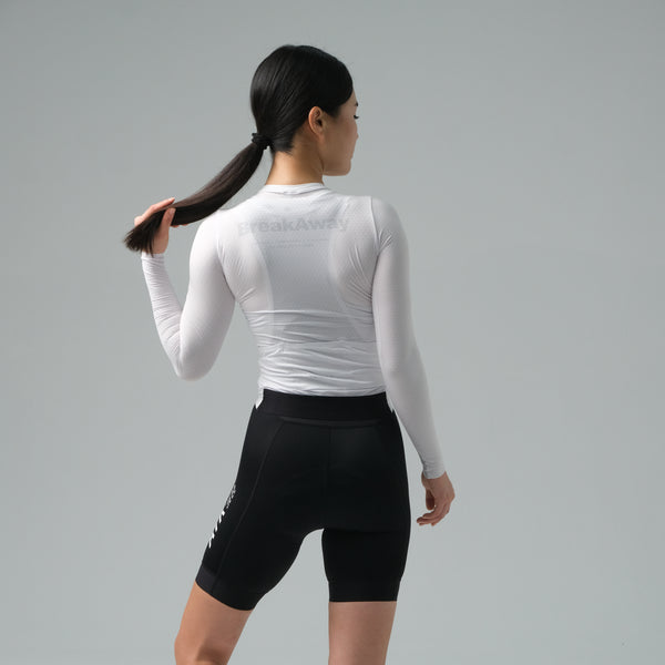 ATK Women's performance long sleeves Jersey - Misty White