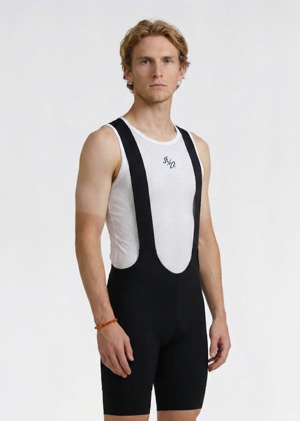 Journey Seamless Cargo Bib Shorts - Unisex/ Black